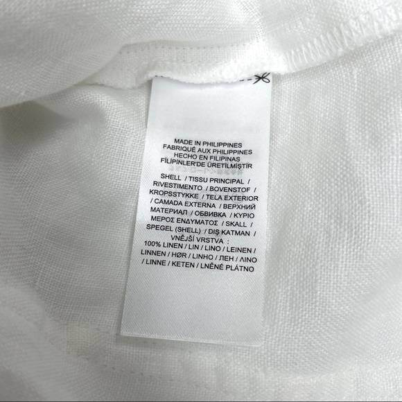 Lauren Ralph Lauren Linen Romper Sz 12 - Picture 9 of 9